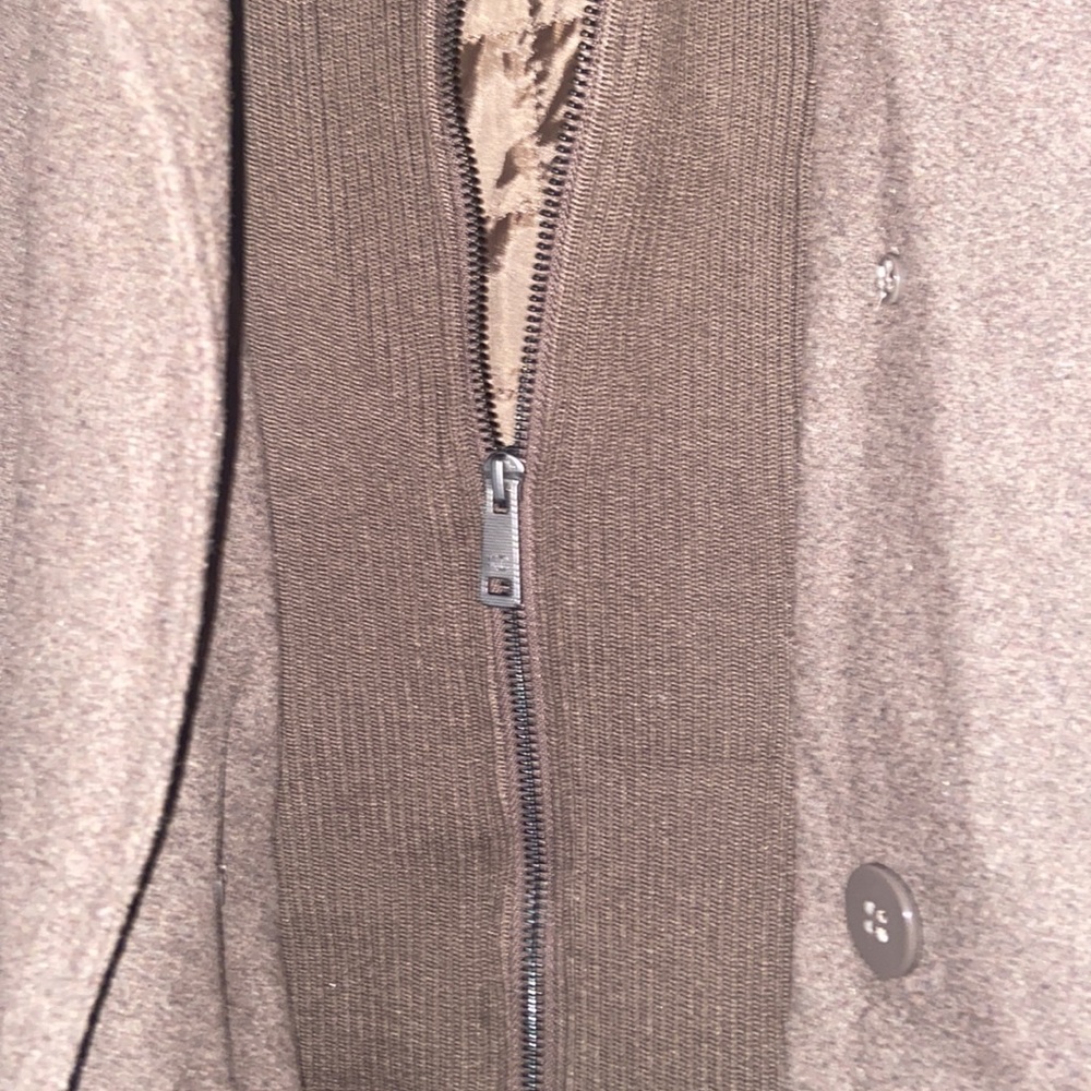 Men's Double Breasted Wool Blend Peacoat Size Small - Picture 4 of 6